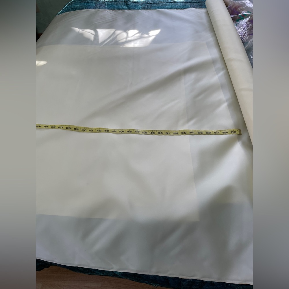 Luxury Cream Satin Peau Yardage 3 Plus Yards